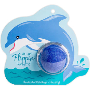 "You Are Flippin' Fantastic" Dolphin Bath Bomb