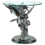 "Dolphin Seaworld" End Table by San Pacific International