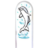 95° and Sunny "Crystal Dolphin" Glass Nail File