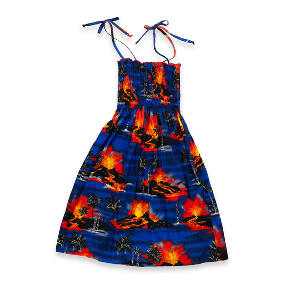 Dress Girl Volcano Royal - The Hawaii Store