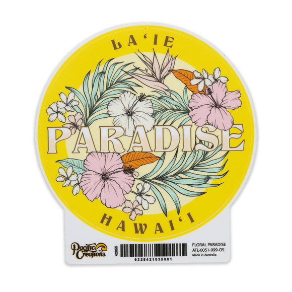 EN Sticker Floral Paradise - The Hawaii Store