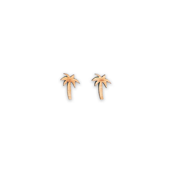 Earring Studs Palm Tree - The Hawaii Store