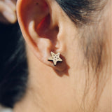 Wild Cloud Hypoallergenic Bamboo Starfish Stud Earrings 