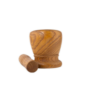 Footed-Wood-Mortar-_-Pestle_-2-Piece-Set.Front