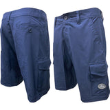  Go Barefoot Men's "AM/PM" Cargo Shorts- Navy