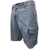 Go Barefoot Men's "AM/PM" Cargo Shorts- Charcoal
