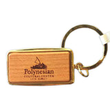 PCC Gold & Cherry Wood Keychain 