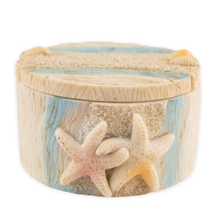 Beachcombers "Gigi" Round Resin Keepsake Box