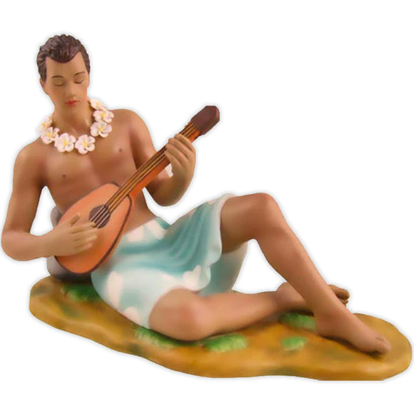 Gil Fine Porcelain “Ukulele Boy” Figurine- 10 inch - Polynesian Cultural Center