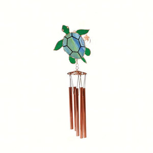 Wind Chime with Green Sea Turtle at the top