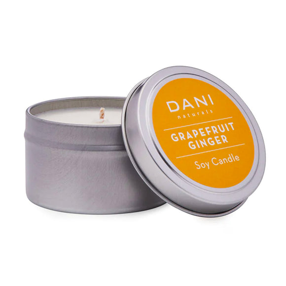 Grapefruit Ginger Soy Travel Tin Candle - 2oz - The Hawaii Store