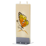 Hand-painted Flat "Butterfly" Candle- Unscented