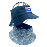 Hale Pua Reversible Puka Bucket Hat- Hae Camo