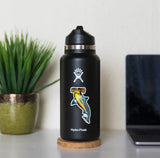 Summasea "Hammerhead Shark" Vinyl Sticker on Water Flask.