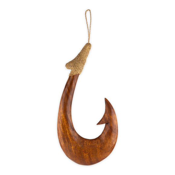 Hand-Carved-Wooden-Makau-Hook---16x8