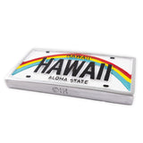 Hand-Painted-Hawaii-State-License-Plate-Refrigerator-Magnet..