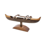 Hawaiian Outrigger Fishing Canoe Model by Francis Pimmel