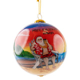 Hand-painted-Glass-Mele-Kalikimaka-Ornament...