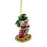 Hand-painted Caroling Santa and Mrs. Claus Christmas Decoration - The Hawaii Store