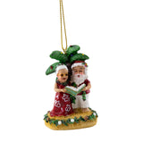 Hand-painted Caroling Santa and Mrs. Claus Christmas Decoration - The Hawaii Store