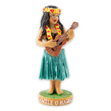 Hand-painted Mini Hula Dashboard Doll - The Hawaii Store