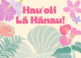 Surf Shack "Hauʻoli Lā Hānau" Puzzle Postcard 