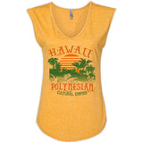 "Hawaii Polynesian Cultural Center" Women's Sleeveless T-shirt - The Hawaii Store