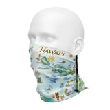Hawaii Map Face Covering Gaiter - The Hawaii Store