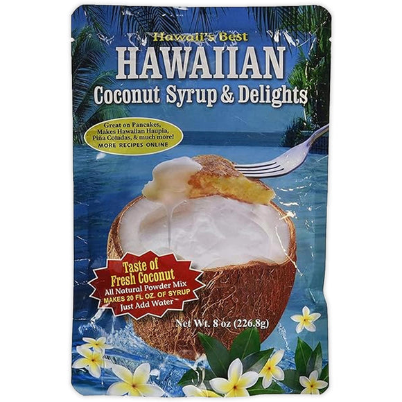 HB Hawn Coconut Syrup Makes 8 oz - Polynesian Cultural Center