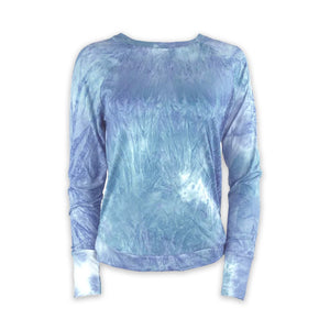 Hello Mello "Dyes The Limit" Women's Long Sleeve Lounge Top- Orchid