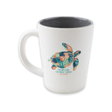 Henna Turtle Latte Mug with PCC Logo Imprint, 12-Ounce - The Hawaii Store