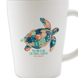 Henna Turtle Latte Mug with PCC Logo Imprint, 12-Ounce - The Hawaii Store