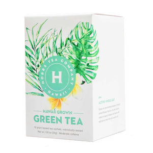 Hobbs Tea Company "Hawaii Grown Green Tea", 10-Piece Box