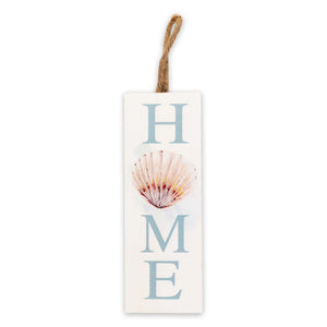 “Home” Seashell Hanging Door Sign - The Hawaii Store