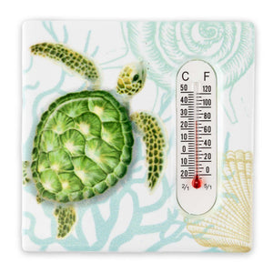 "Honu Voyage" Ceramic Refrigerator Magnet with Thermometer - The Hawaii Store