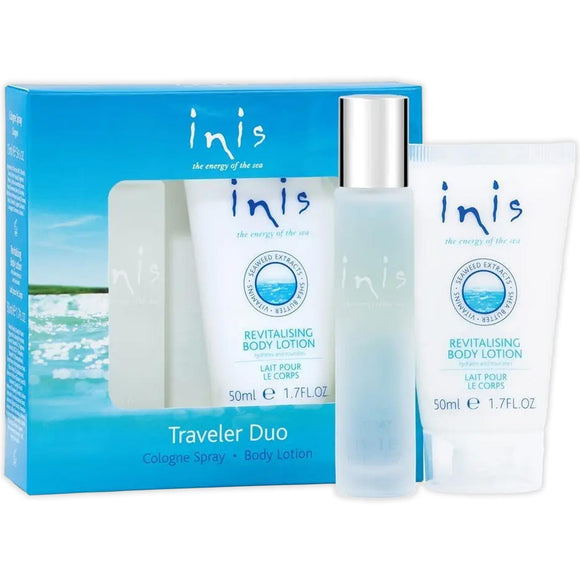 Inis Traveler Duo Body Lotion and Cologne Spray