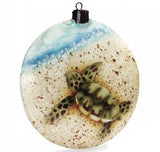 Kubla Crafts "Baby Sea Turtle" Capiz Ornament