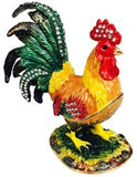 Kubla Crafts "Rooster" Crystal Accented Keepsake Box  