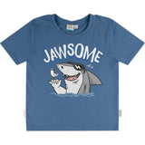 "Jawsome" Boy's Youth Graphic Blue T-Shirt