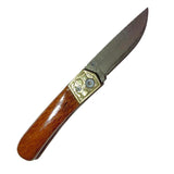 JNR Woodworks Damascus Steele & Macadamia Folding Knife