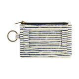 JOYN Cotton ID Holder- Navy Pinstripe - The Hawaii Store