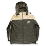 "Polynesian Cultural Center" Logo Zip Front Unsex Jacket with Hood- Olive/Khaki