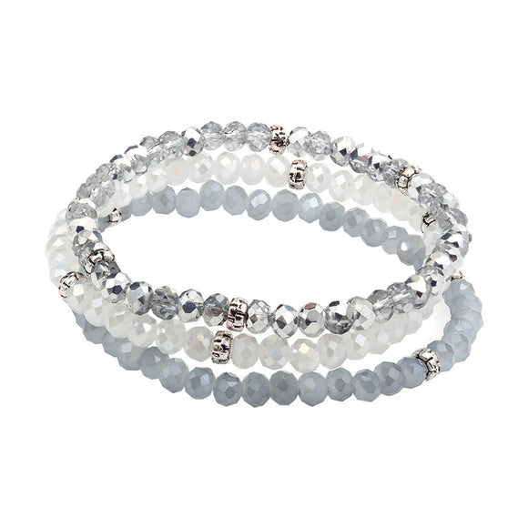 Shimmer Kids Mini Crystal 3 Stack Bracelet Set