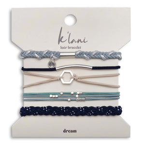 K'lani "Dream" Wrist and Hair Bracelets Set- 5 Pieces - The Hawaii Store