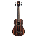 Kala Striped Ebony Fretted Acoustic-Electric U•BASS® Ukulele