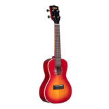 Kala Cherry Burst Flame Maple Concert Ukulele-Gloss Finish