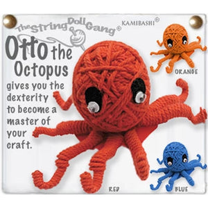 Kamibashi Otto the Octopus String Doll Key Chain - Polynesian Cultural Center