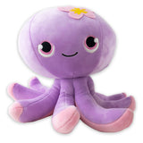 Keiki Kuddles Tako (Octopus) Plush- Purple 