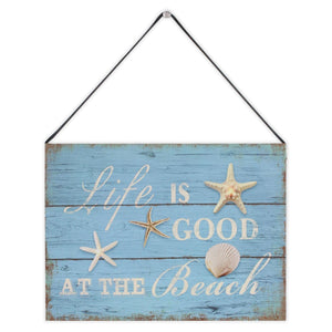LED "Life is Good at the Beach" Wall Art  