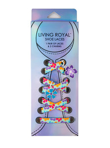 Laces/Charm Set Flower Power